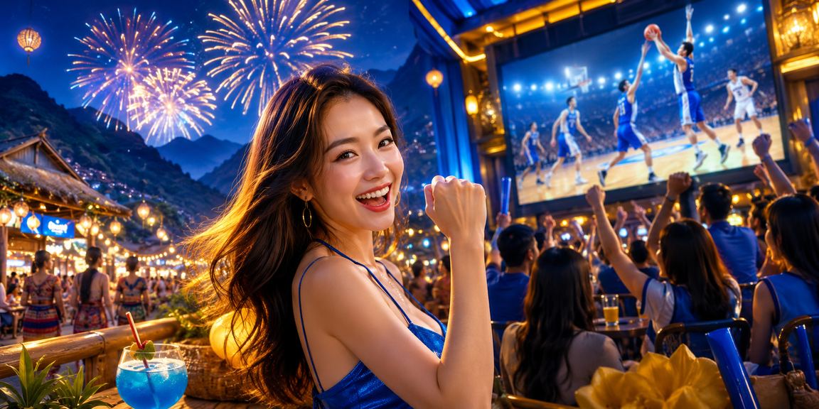 Người chơi đặt cược bóng rổ trong lễ hội tại Sapa với trải nghiệm VIP